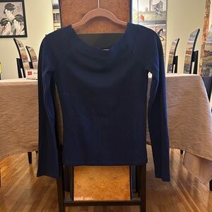 Abercrombie & Fitch Navy Long Sleeve Tee